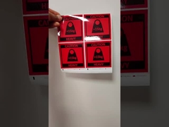 CMYK Digital Print Tech Product Identifying Stickers để xác định sản phẩm