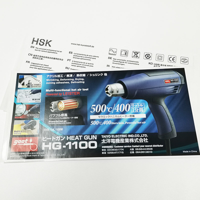 Hai mặt Miếng dán tổng hợp chống thấm nước BOPP Film CMYK Giấy tổng hợp dính
