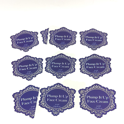Nhãn mỹ phẩm không thấm nước Pantone BOPP PET Die Cut Vinyl Stickers