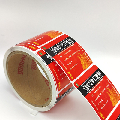 Nhãn dán dược phẩm Vinyl không thấm nước In nhãn chai thuốc có thể tháo rời