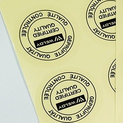 Chất liệu Vinyl rõ ràng Nhãn dán nhãn tùy chỉnh In Flexo