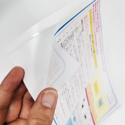 Nhãn in nhãn dược phẩm BOPP CMYK Nhãn đóng gói dược phẩm Pantone