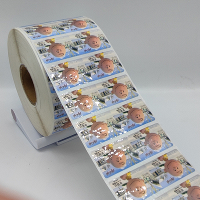 Dán nhãn mờ tự dính Giấy dán nhãn tổng hợp CMYK