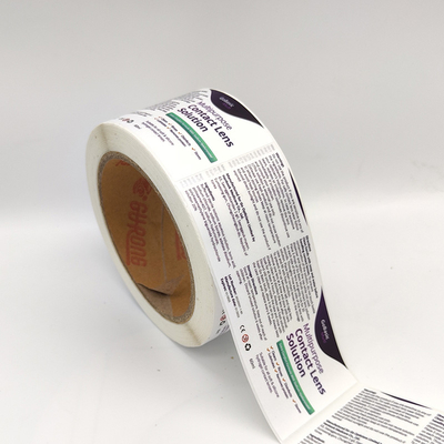 In Flexo Giấy dán mờ Giấy dán màng BOPP hình chữ nhật Cuộn nhãn dán