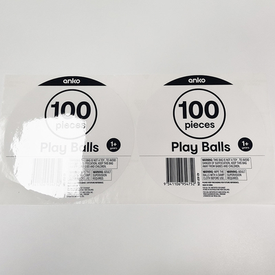Varnishing Bao bì Nhãn dán Giấy Vinyl chống thấm mờ Hình chữ nhật