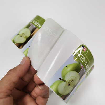 Nhãn bao bì cá hải sản không thấm nước bằng giấy tổng hợp vinyl cho kho lạnh