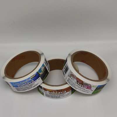 CMYK Digital Food Adhesive Labels Matt Varnishing Cookies Storage Box Stickers