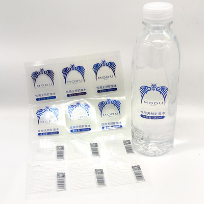 Nhãn chai nước giải khát Holographic Màng BOPP Nhãn chai trong suốt