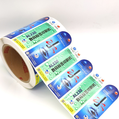 BOPP Chai nước trái cây Keo dán Nhãn Varnishing Kiss Cut Sticker Sheets