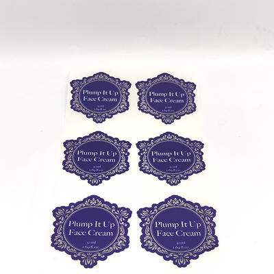 Nhãn mỹ phẩm không thấm nước Pantone BOPP PET Die Cut Vinyl Stickers