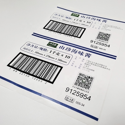 Đơn / hai bên áp lực nhạy cảm nhãn kỹ thuật số / Màn hình / Flexo in