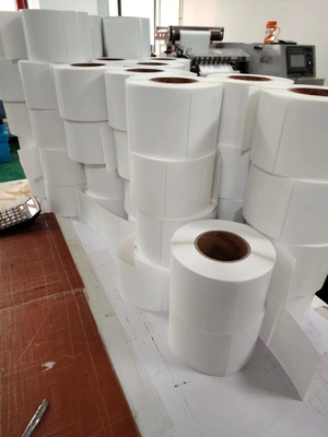 Giấy nhiệt Bao bì nhãn dán hình chữ nhật mat giấy chống nước vinyl